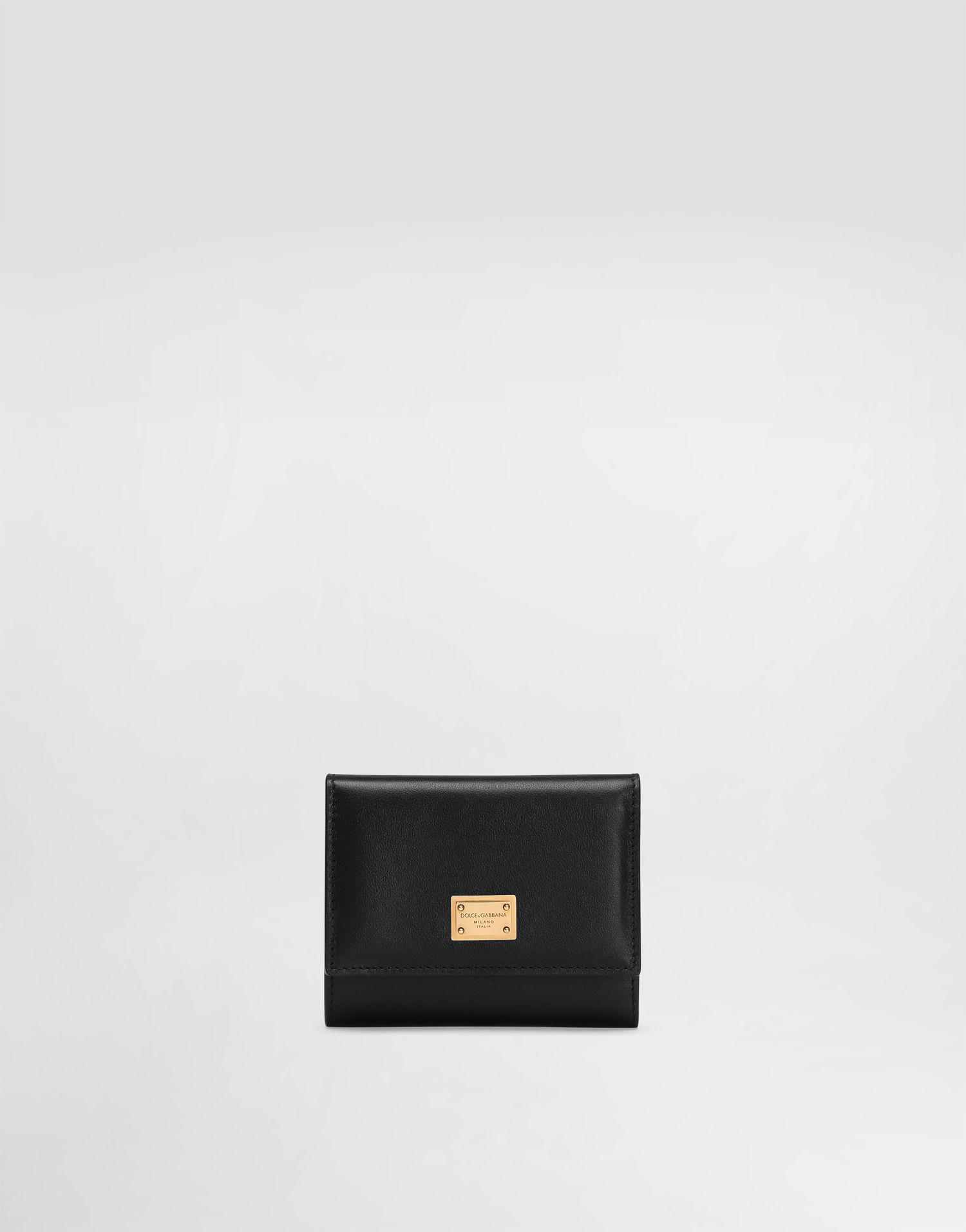 Портфейл Dolce & Gabbana Dolce & Gabbana Plongé Calfskin Wallet Черно | BI0770A9S2580999, 0