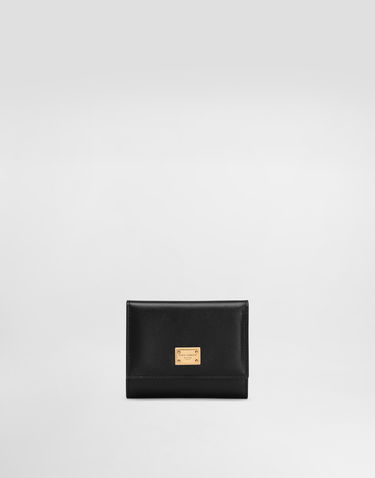 Портфейл Dolce & Gabbana Dolce & Gabbana Plongé Calfskin Wallet Черно | BI0770A9S2580999, 0