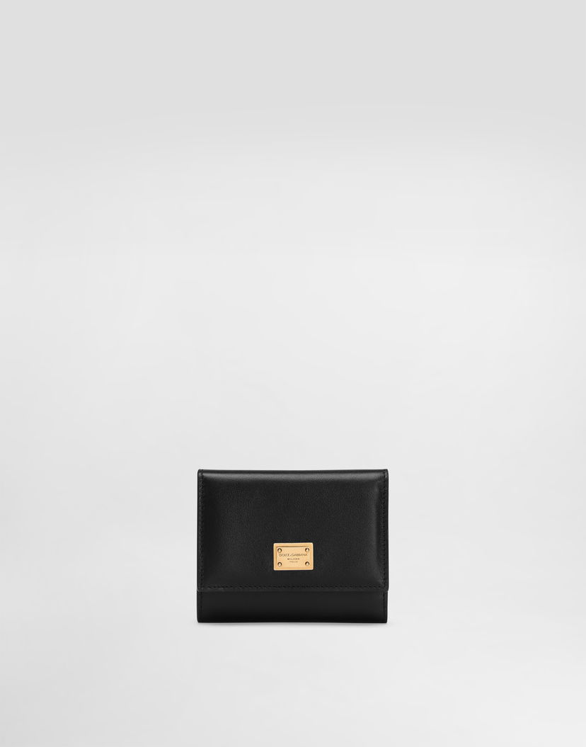 Портфейл Dolce & Gabbana Dolce & Gabbana Plongé Calfskin Wallet Черно | BI0770A9S2580999
