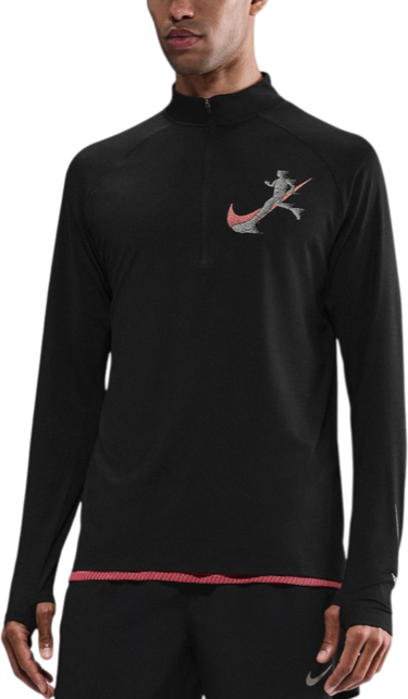 Суитчър Nike Nike Stride Long Sleeve Running Top Черно | ih2816-010, 0