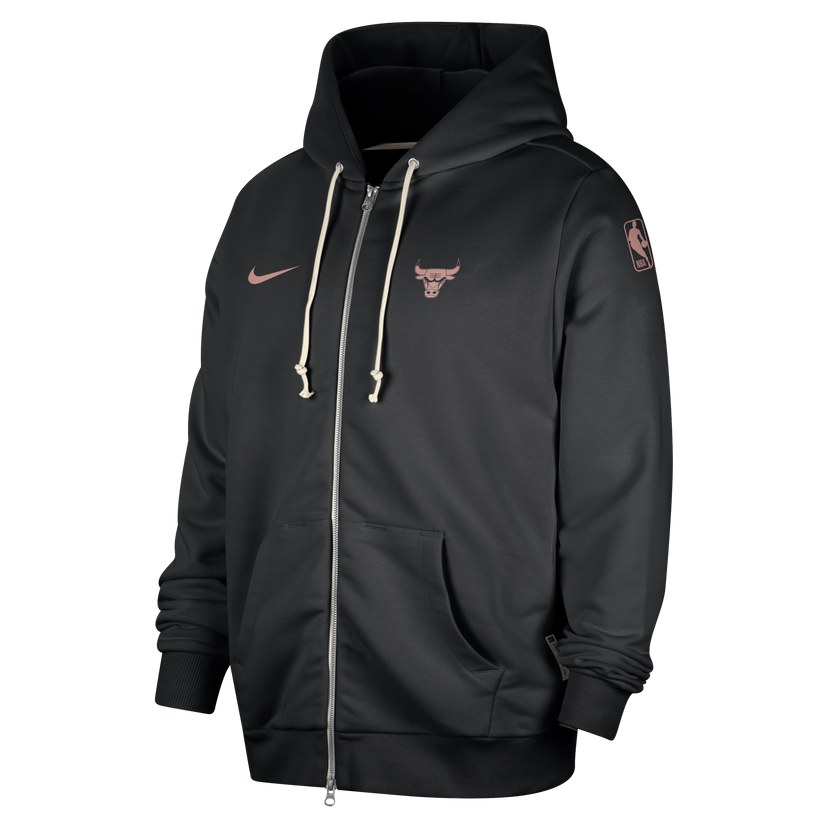 Суитчър Nike Dri-FIT Chicago Bulls Standard Issue Full-Zip Hoodie Черно | FV2019-010