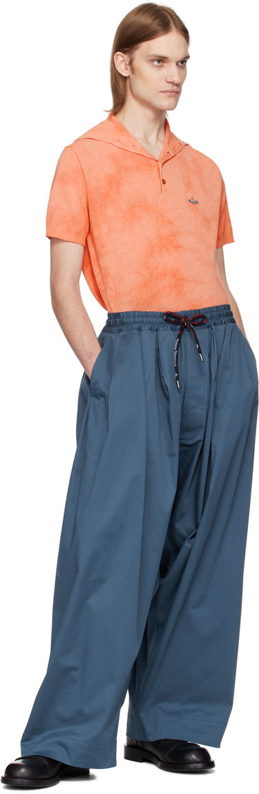 Панталони Vivienne Westwood Vivienne Westwood Balloon Trousers Синьо | 2F01001M-W0137-, 3