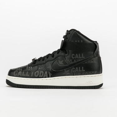 Кецове и обувки Nike Air Force 1 High '07 Premium Черно | CU1414-001, 0