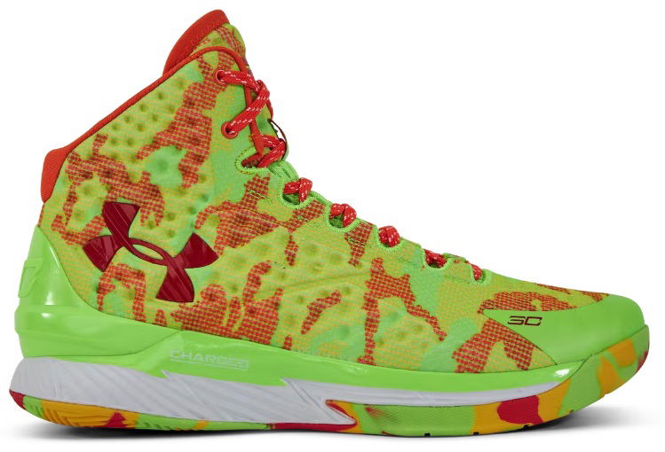 Кецове и обувки Under Armour Curry 1 SPK Зелено | 3026196-300, 0