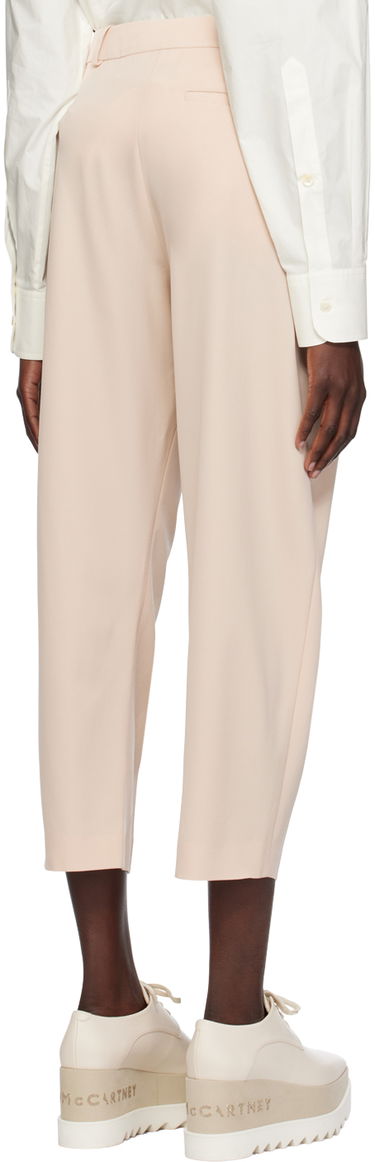 Панталони Stella McCartney Stella McCartney Pleated Cropped Trousers Розово | 5919643CU704, 2