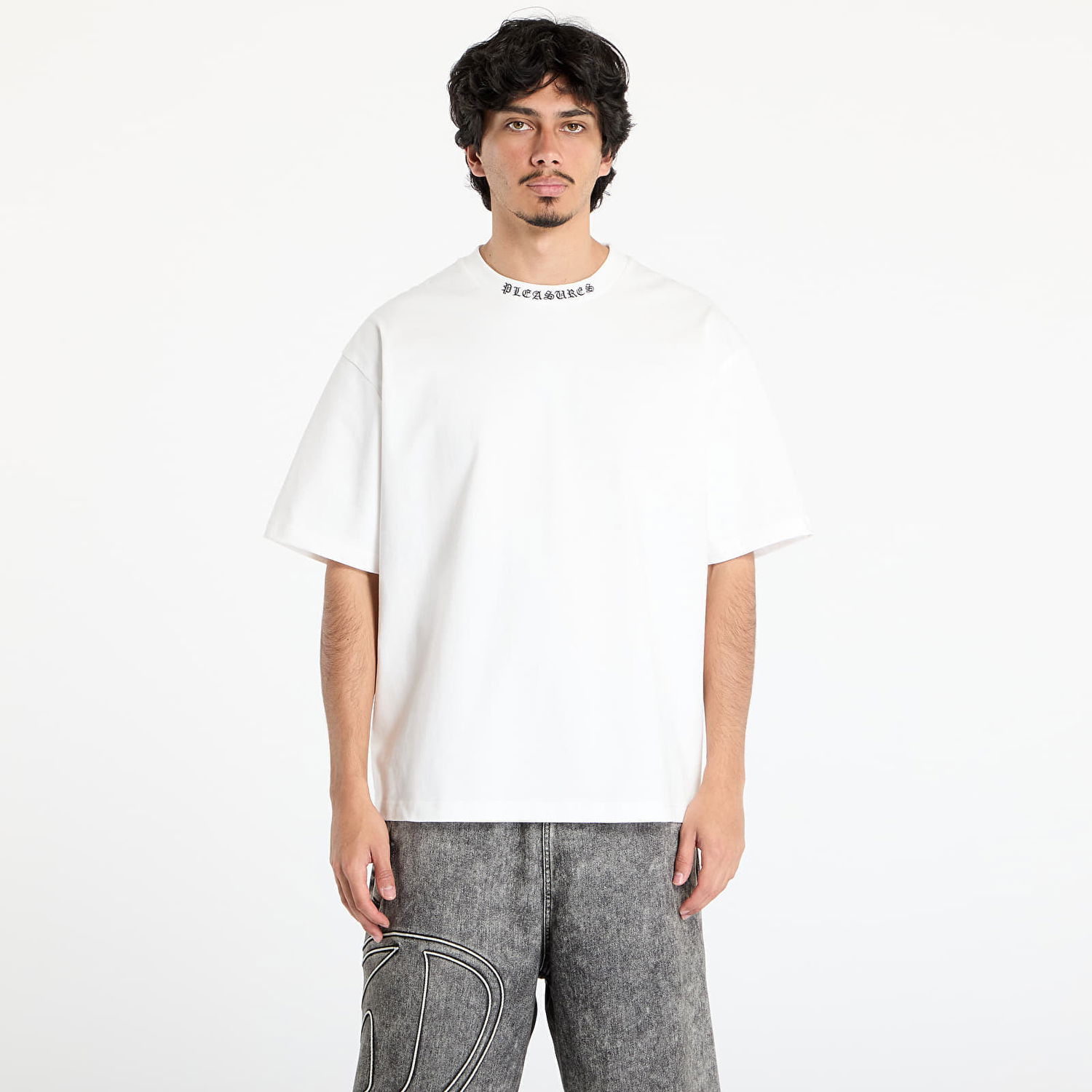 Тениска Pleasures PLEASURES Sorrow Heavyweight T-Shirt Бяло | P25SU022 WHITE, 0