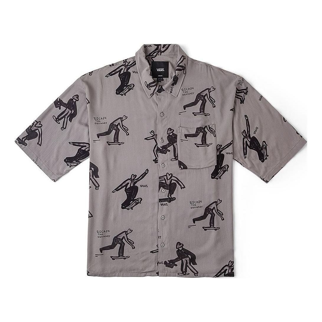Риза Vans Asia Artist Collection Graphic Shirt Сиво | VN000J2XDGC, 0