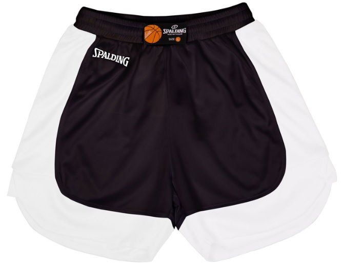 Къси панталони Spalding Spalding Hustle Shorts Черно | 40221108-blackwhite