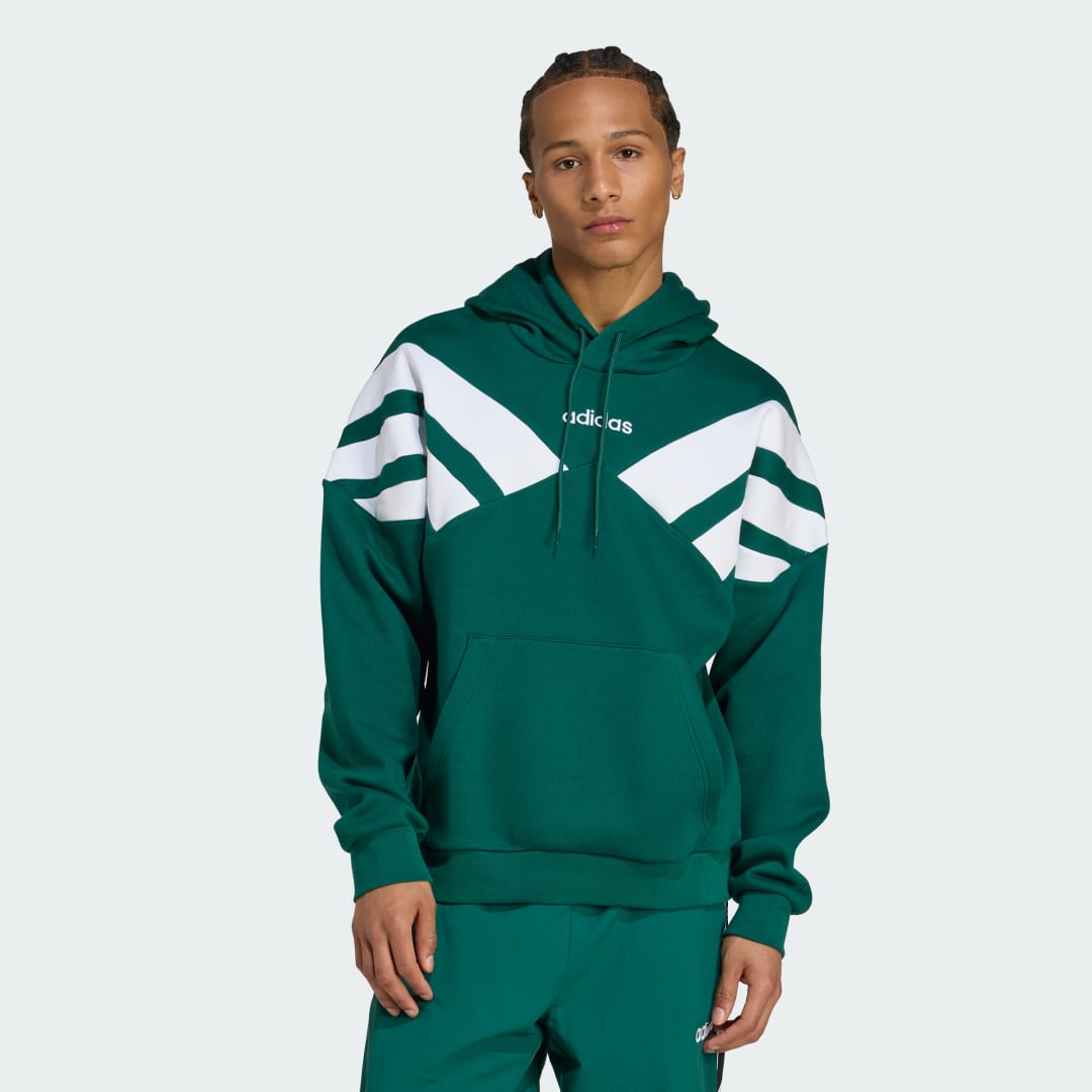 Суитчър adidas Performance Archive Cut Line Hoodie Зелено | JX3063, 0