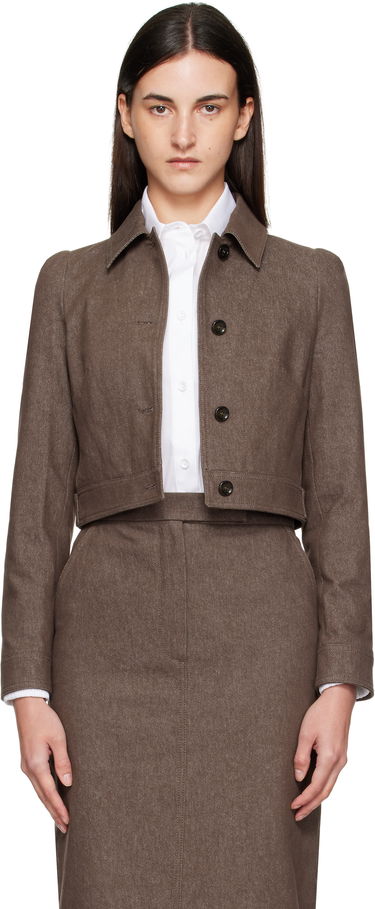 Яке Max Mara Max Mara Carpa Cropped Jacket Кафяво | 2511041013600, 0