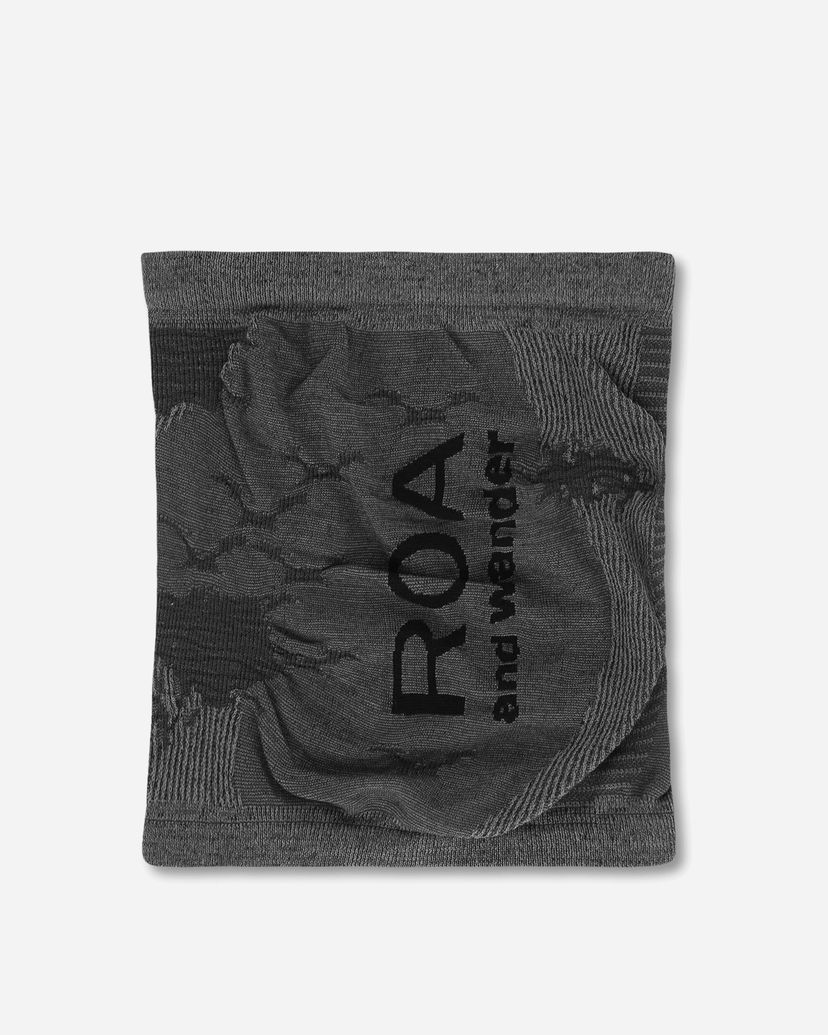 Шал ROA And wander Golm Dryarn Seamless Neck Warmer Сиво | OBMW202YA02 BLK0001
