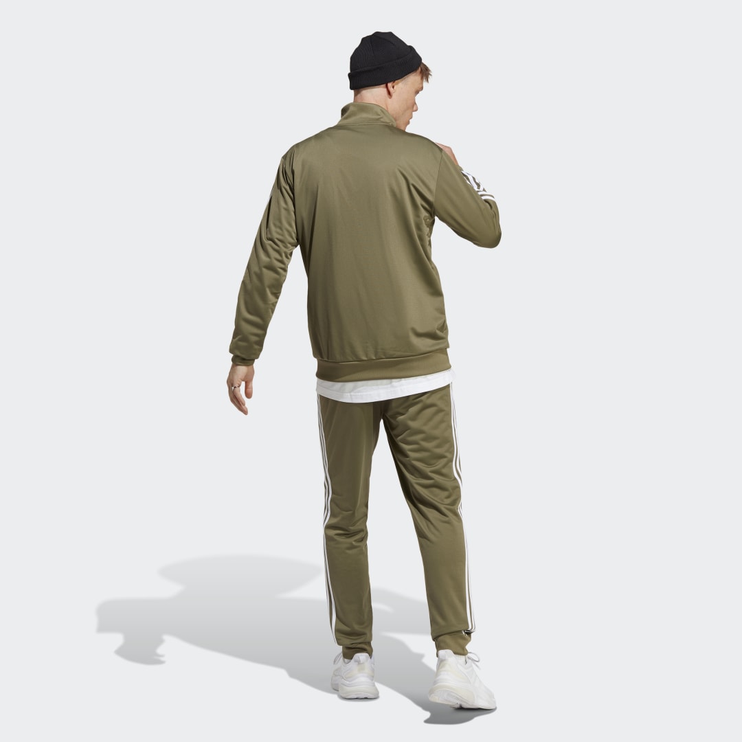 Комплект adidas Performance Basic 3-Stripes Tricot Зелено | IC6755, 1