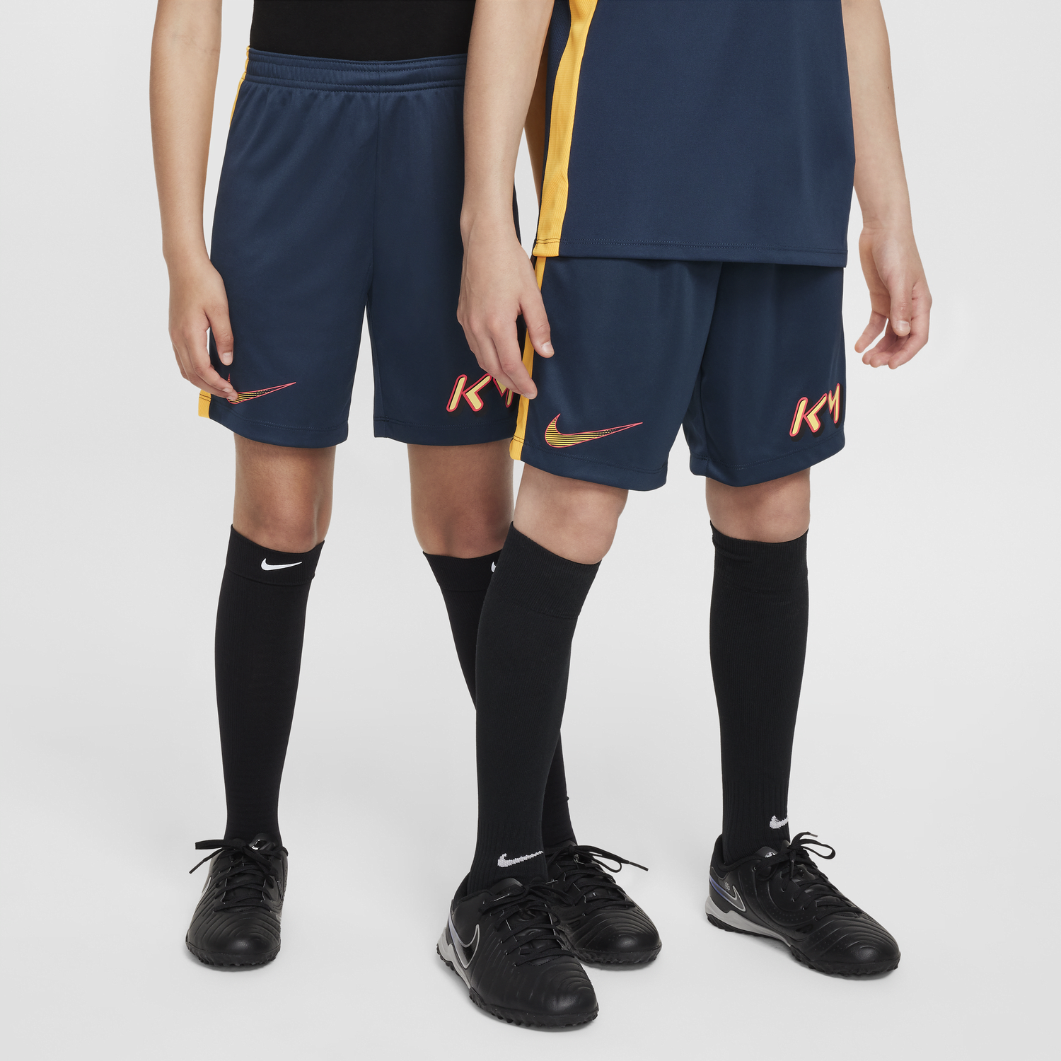 Къси панталони Nike Dri-FIT Academy Kylian Mbappé Shorts Тъмно синьо | FZ5320-478, 1