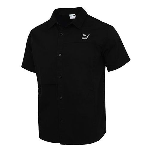 Риза Puma Classics Oversized Short Sleeve Polo Shirt Черно | 533739-01