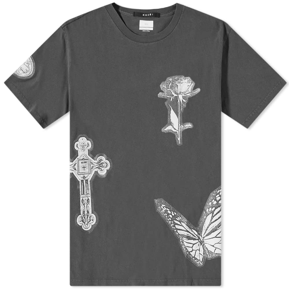 Тениска Ksubi Ksubi Kut Out Graphic T-Shirt Сиво | MFA22TE001, 0