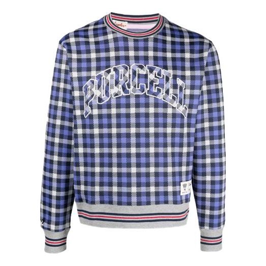 Пуловер Converse Todd Snyder Crossover Series Plaid Sweatshirt Синьо | 10022721-A01