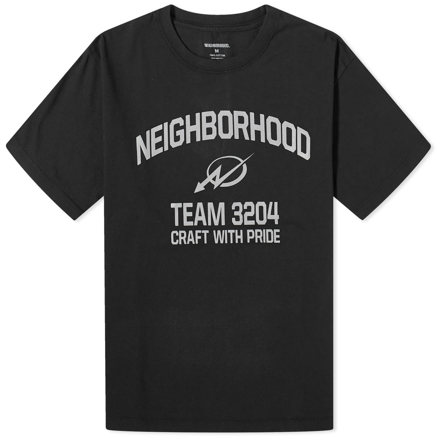 Тениска Neighborhood SS-8 T-Shirt Черно | 232PCNH-ST08-BK, 0