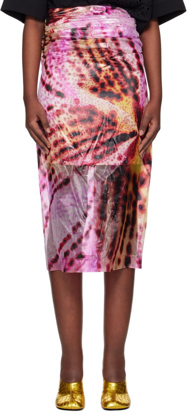 Пола Dries Van Noten Dries Van Noten Printed Midi Skirt Многоцветен | 251-010833-1109, 0