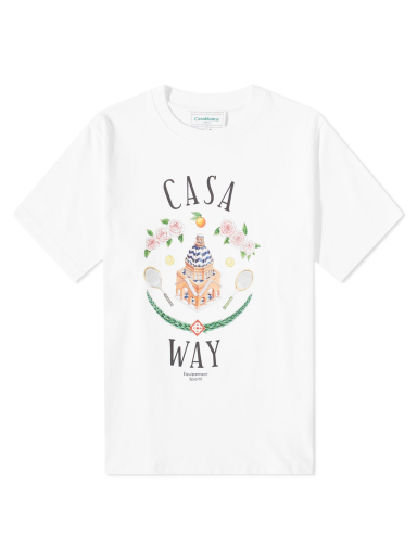 Тениска Casablanca Casa Way Tee Бяло | MS23-JTS-001-25