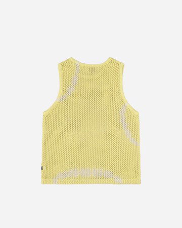 Пуловер Stüssy O'Dyed Mesh Tank Tie Dye Жълто | 117126-1276, 1