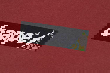 Суитчър BAPE A Bathing Ape Smooth Logo Relaxed Fit Hoodie Size M Червено | 001PPJ201005M-BRG, 1
