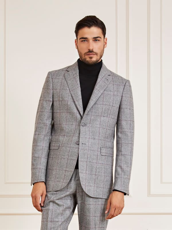 Палта GUESS Marciano Prince Of Whales Blazer Сиво | 3BHN052208Z, 0