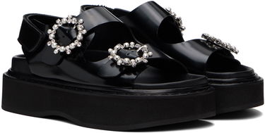 Аксесоари Simone Rocha Simone Rocha Beaded Platform Sandals Черно | SLD48 0740, 3