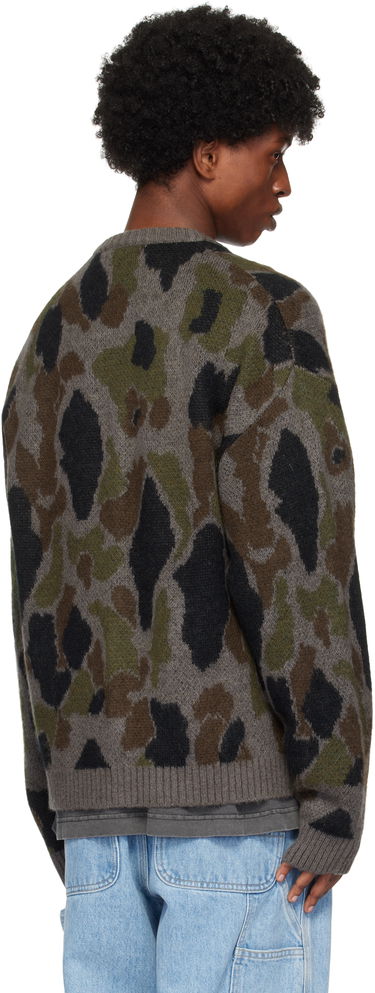 Пуловер Carhartt WIP Camouflage Knit Cardigan Сиво | I033914, 2