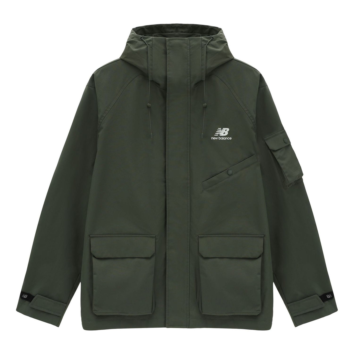 Парка New Balance Trend Hooded Jacket Зелено | AMJ31320-DON, 0