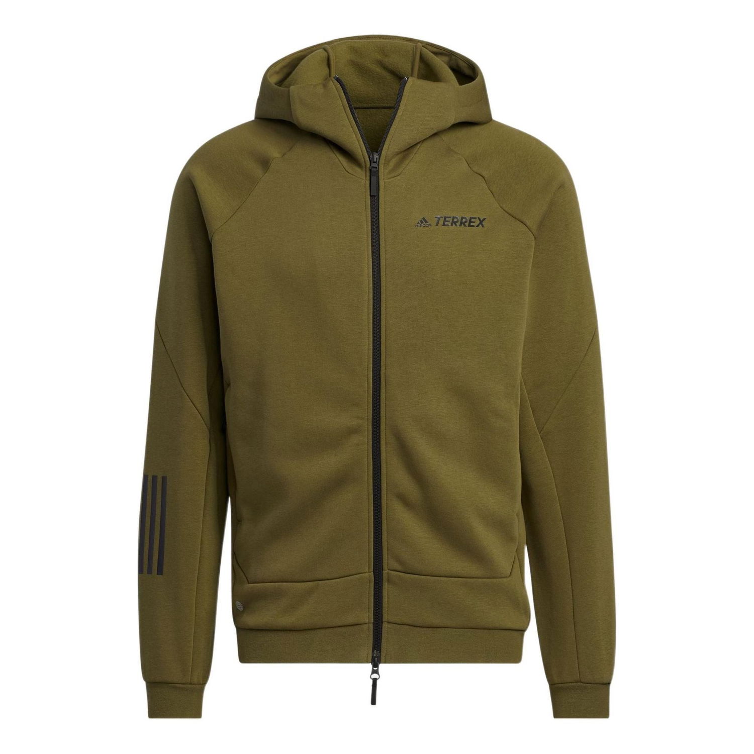 Суитчър adidas Performance Terrex Knit Full Zip Hoodie Зелено | HM9709, 0