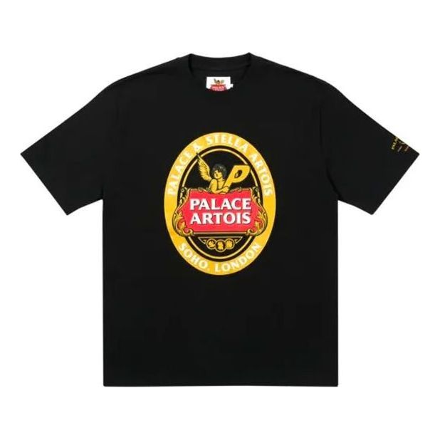 Тениска Palace Palace X Stella Artois Logo Graphic T-Shirt Черно | P21STTS008