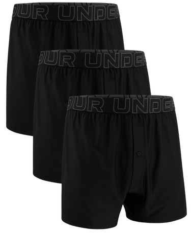 Боксерки Under Armour Under Armour Performance Tech Mesh Boxer Shorts (3-Pack) Черно | 1390498-001, 0