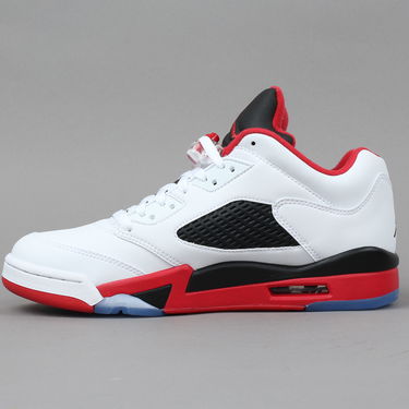 Кецове и обувки Jordan Air Jordan 5 Low ''Fire Red'' 2016 Бяло | 819171-101, 0
