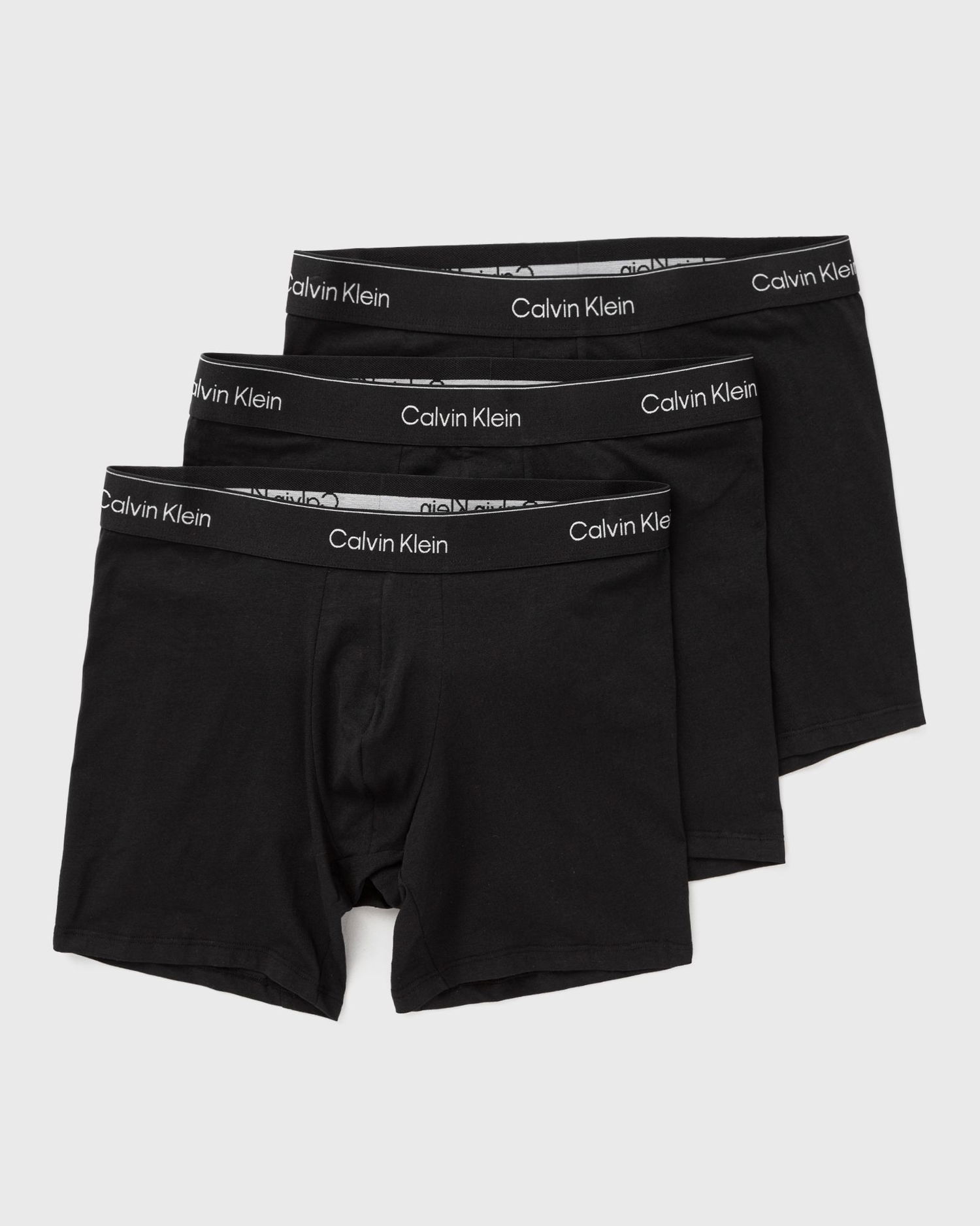 Боксерки CALVIN KLEIN Boxer Brief Icon Cotton Stretch 3-Pack Черно | LV00NB4394TM6, 0