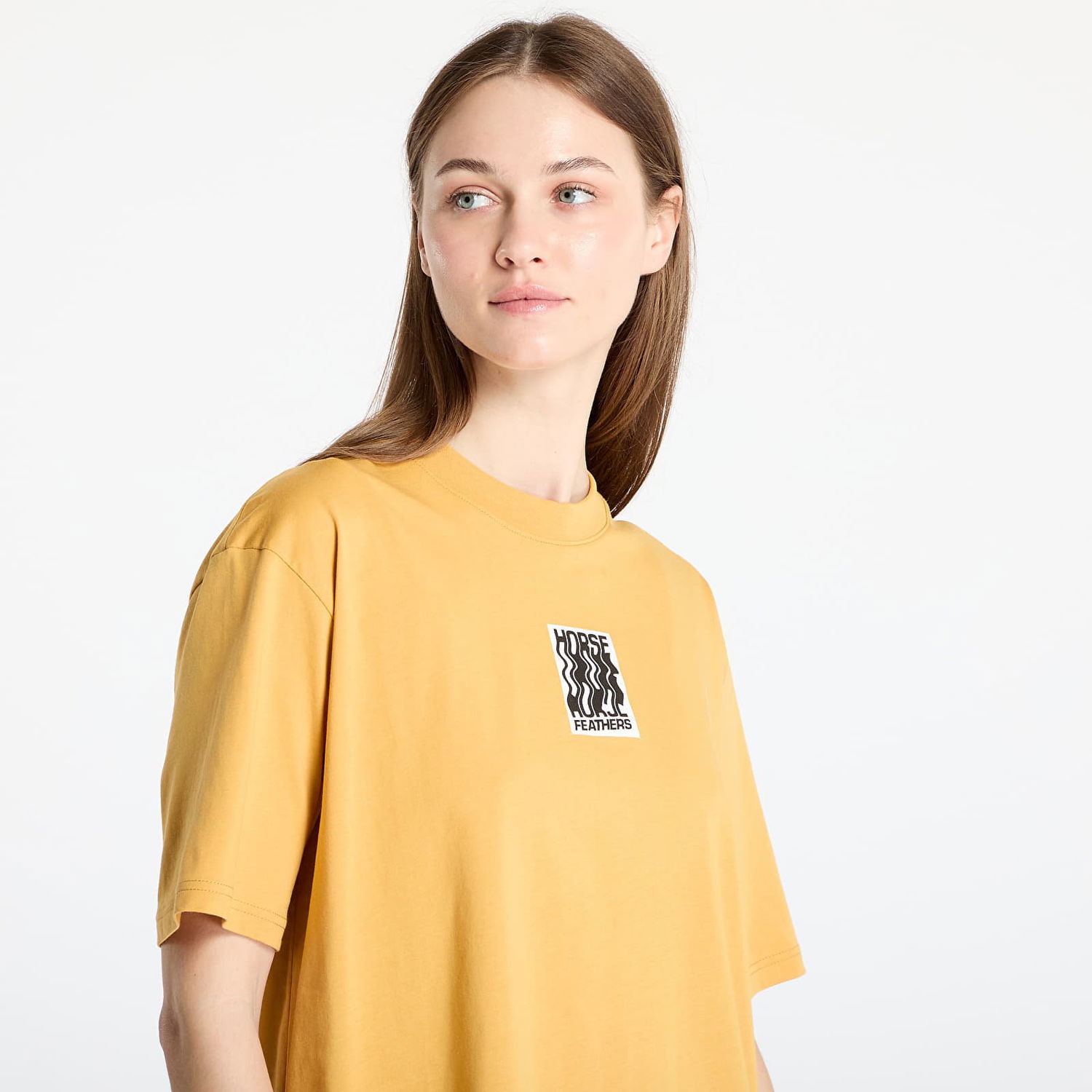 Тениска Horsefeathers Horsefeathers Dalim Top T-Shirt Жълто | SW937A, 1