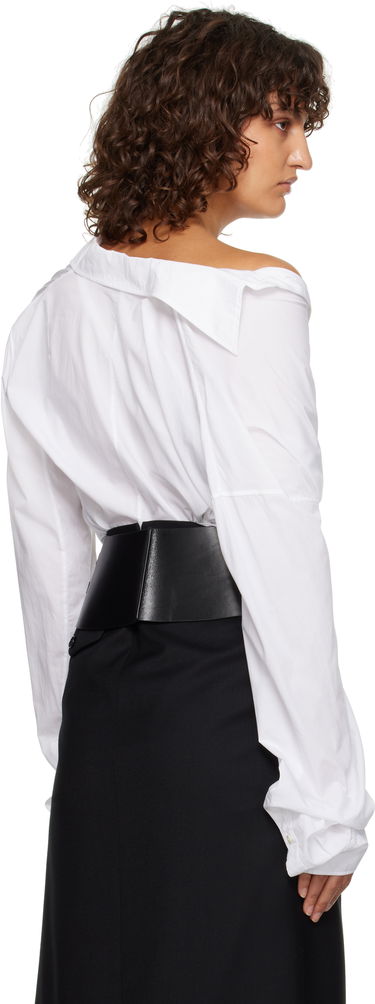 Риза Ann Demeulemeester Ann Demeulemeester Aida Metal Ring Belt Бяло | 2402-U-BE20-LT128-099, 2