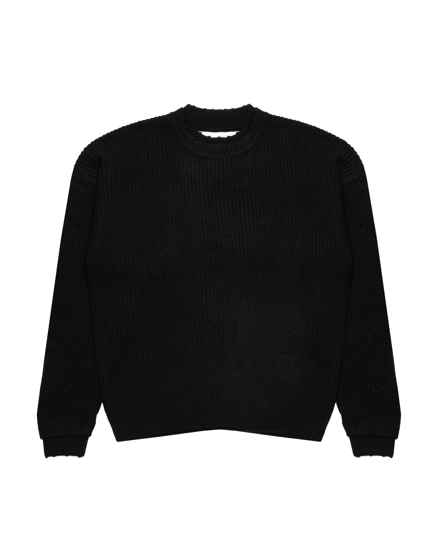 Пуловер New Amsterdam Surf Association LOGO KNIT RAW EDGE Черно | 2502079001, 0