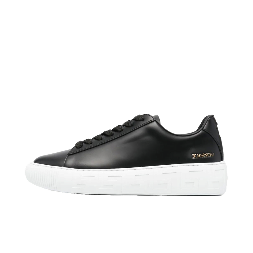 Кецове и обувки Versace Greca Lace-up Black White Черно | DSU8404-DV50G _D41