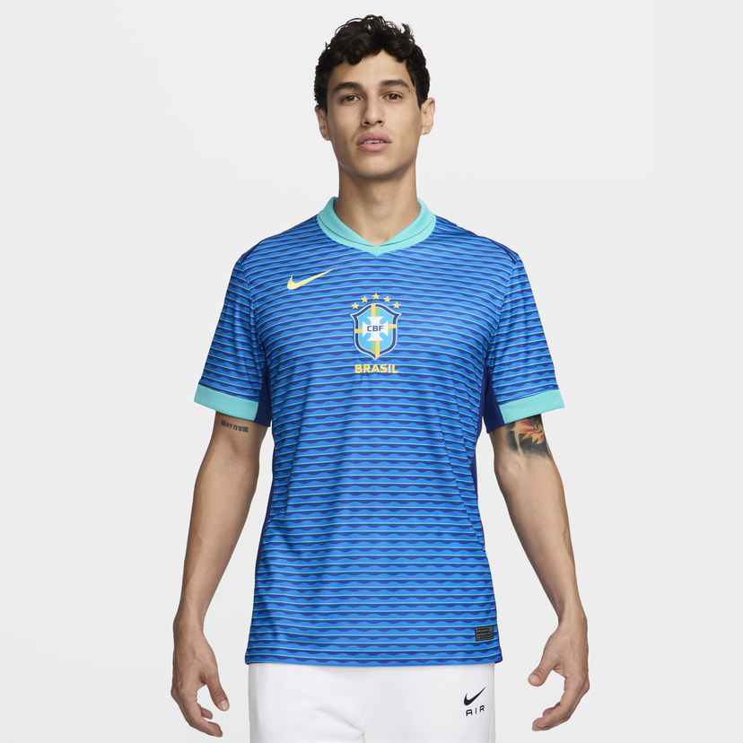 Фланелка Nike Dri-FIT Brazil 2024/25 Stadium Синьо | FJ4283-458