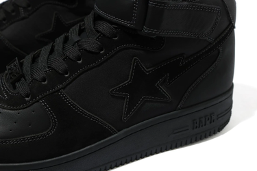 Кецове и обувки BAPE Military Sta Mid "Black" Черно | 1H30191006 BLK, 4