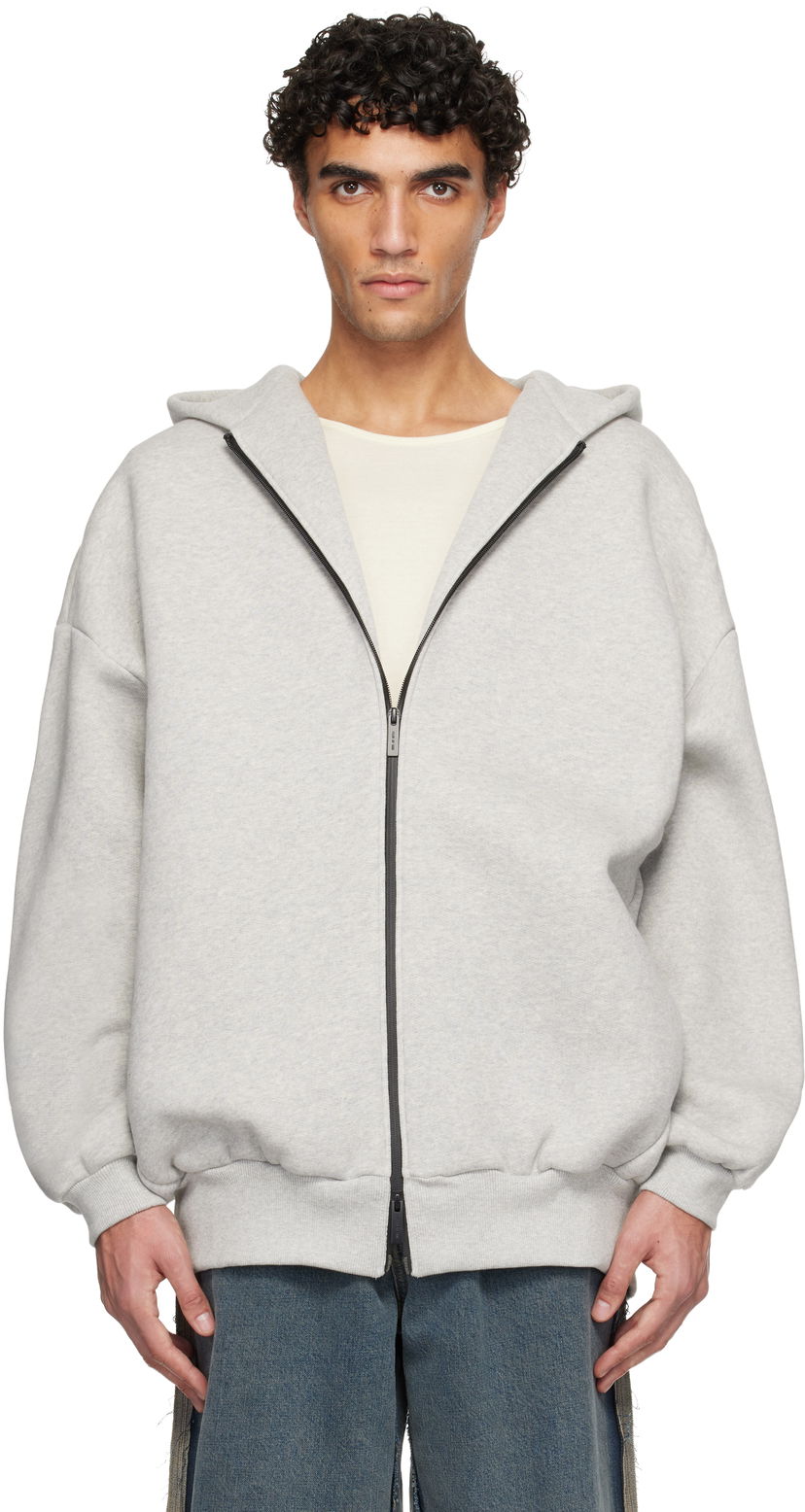 Суитчър Fear of God Fear of God Athletics Zip Up Hoodie Сиво | FG25FW12-120FLC-054