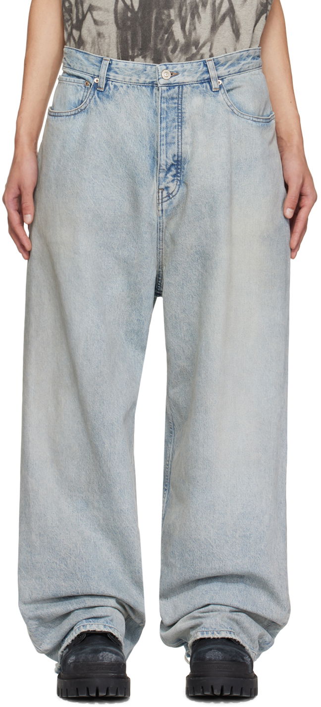 Дънки Balenciaga Baggy Jeans Синьо | 745213-TDW14-4016, 0