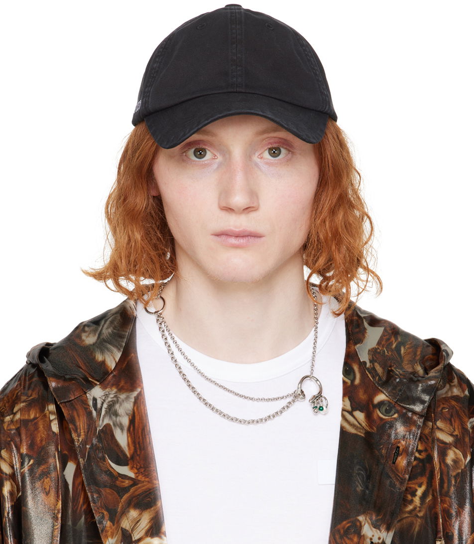 Шапка с козирка Acne Studios Twill Cap Черно | C40329-, 0