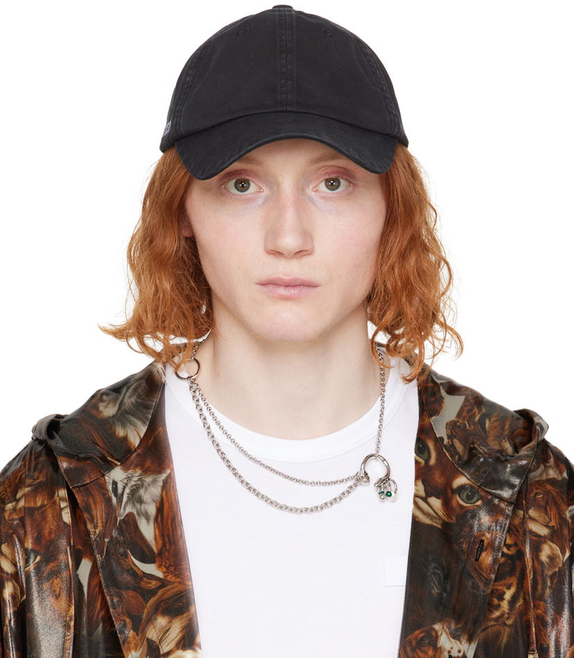 Шапка с козирка Acne Studios Twill Cap Черно | C40329-