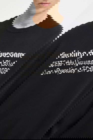 Пуловер Fucking Awesome FA Hollywood Crewneck Sweater Черно | PN20020-BLACK, 4