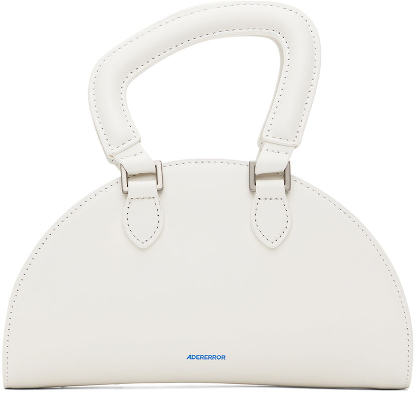 Дамска чанта ADER ERROR Half Moon Top Handle Bag Бяло | BN01SSBA0602IV