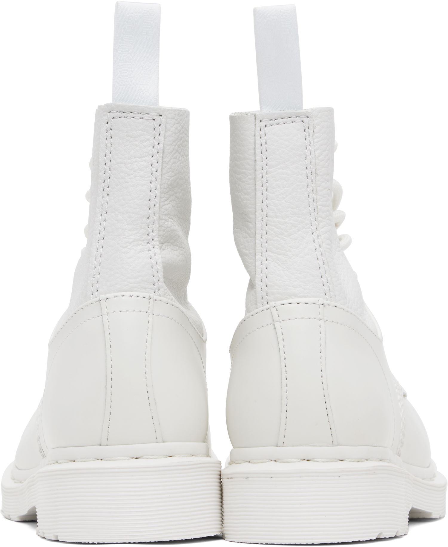 Кецове и обувки Maison Margiela MM6 Maison Margiela x Dr. Martens Edition 1460 Twist Boots Бяло | S66WU0128 P7006, 1