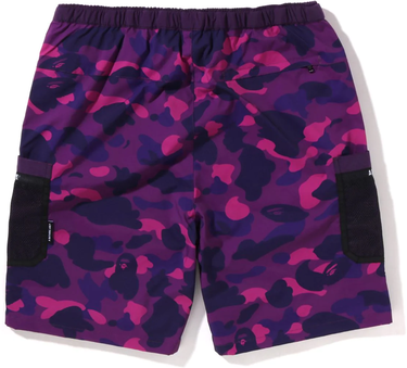 Къси панталони BAPE Color Camo Mesh Pocket Shorts Лилаво | 001SI301007M, 1