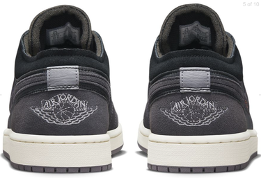 Кецове и обувки Jordan Air Jordan 1 Low SE Craft "Inside Out - Black" Черно | DN1635-001, 2