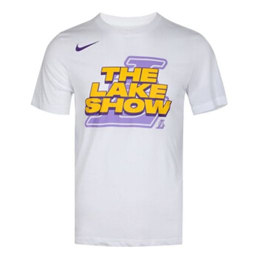 Тениска Nike Lakers Short Sleeve "The Lake Show" T-Shirt Бяло | AT0813-100